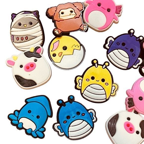 NEW 20 Pack Funny Alien 1” Decorative Hollow‎ “Croc-Style” Shoe Charms - Picture 4 of 13